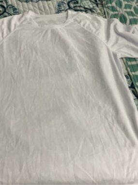 Plain White Crew Neck Performance Dry-Fit T-Shirt - White